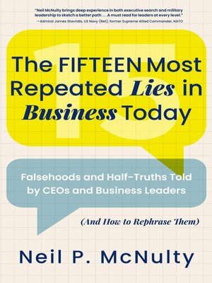 cover image of The Fifteen Most Repeated Lies in Business Today